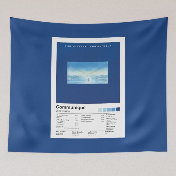 Item preview, Dire Straits - Communique (Album Poster) designed and sold by curseofkazar.