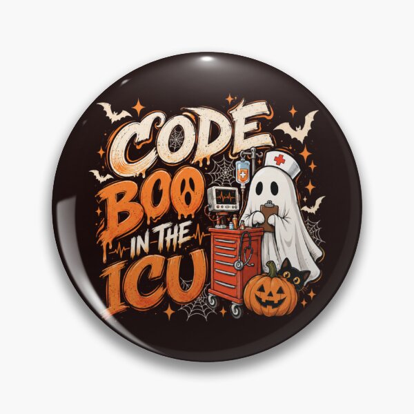 Artikelvorschau, Halloween-Code für Intensivpflegekräfte: Gruseliger Humor in der Intensivmedizin entworfen und verkauft von JolinChinn.