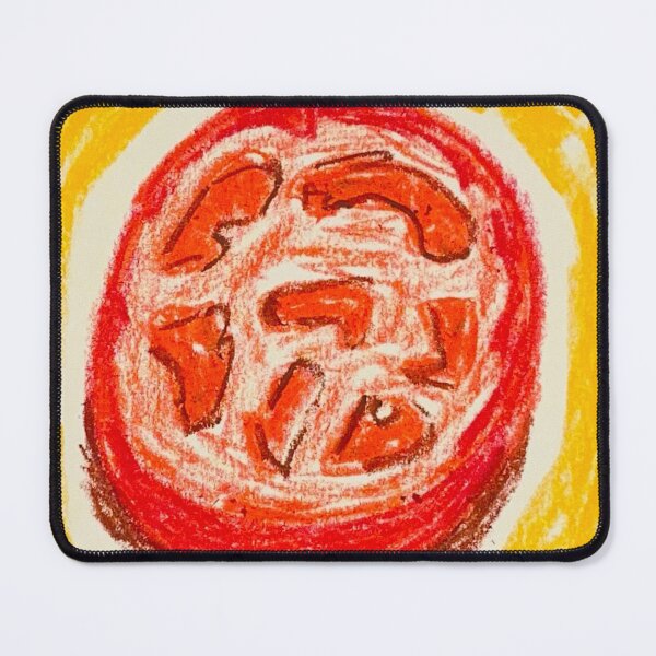 Item preview, 004 - tomato (oil pastel drawing) designed and sold by HeiiStudio.