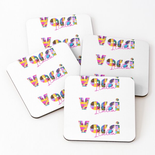 Item preview, Varsi, Parma, Italy, Italia, colorful typography design for travellers designed and sold by Wanderful-roads.