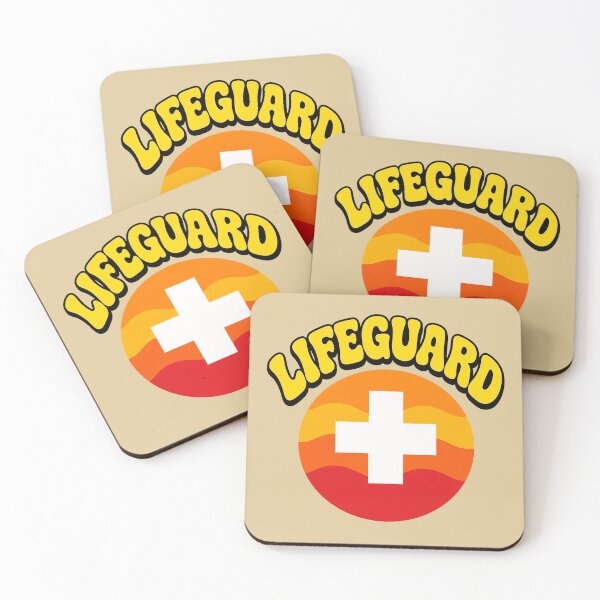 Item preview, Retro Lifeguard Swiss Cross Safety Crest designed and sold by donnahoty.
