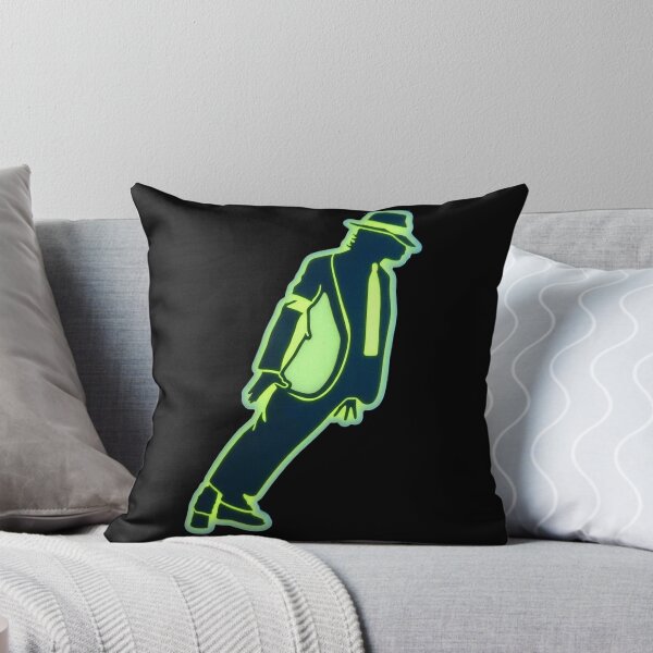 Item preview, Michael Jackson Neon Moonwalk Silhouette Green Glow designed and sold by ExploreAura Studio.