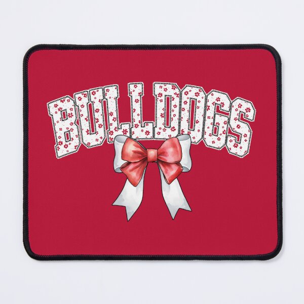 Item preview, Bulldogs Floral Coquette Bow For Football Fans designed and sold by Floral Vintage.