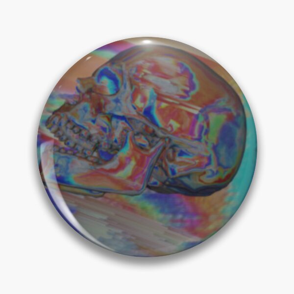 Artikelvorschau, Chromatic Glitch Skull Psychedelic Vaporwave entworfen und verkauft von Pyotreset.
