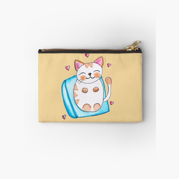 Item preview, Kawaii Kitty Cat on a Cushion designed and sold by Katy Fryd.