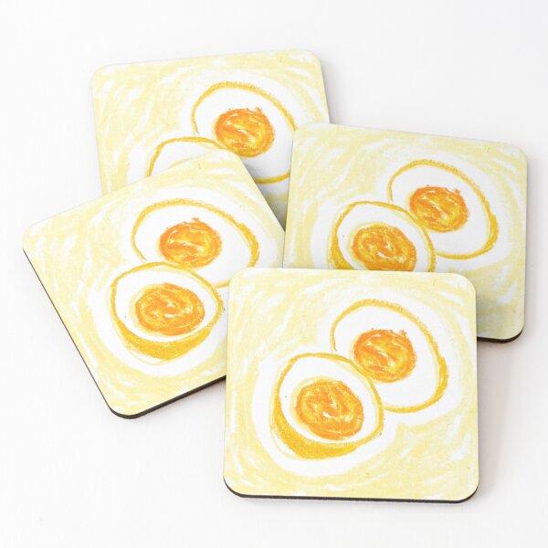 Item preview, 005 - egg (oil pastel drawing) designed and sold by HeiiStudio.