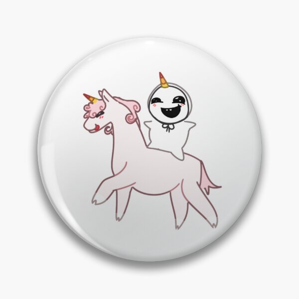 Item preview, Happy guy riding a unicorn designed and sold by DecayedToast.