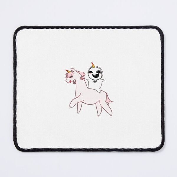 Item preview, Happy guy riding a unicorn designed and sold by DecayedToast.