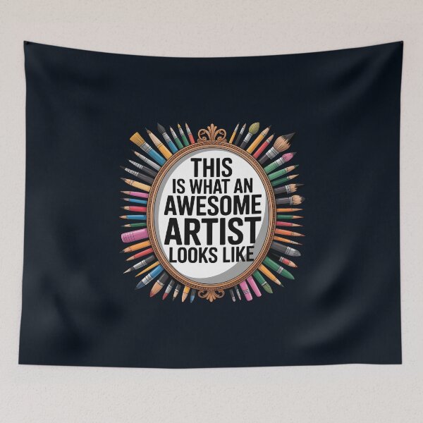 Item preview, This Is What an Awesome Artist Looks Like – Funny Artist Gift Design designed and sold by Jollys-ArtShop.