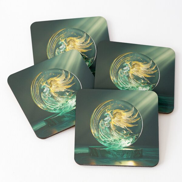 Item preview, Aquarius Cosmic Water, 3d Render, Vibrant Emerald designed and sold by Checho30.