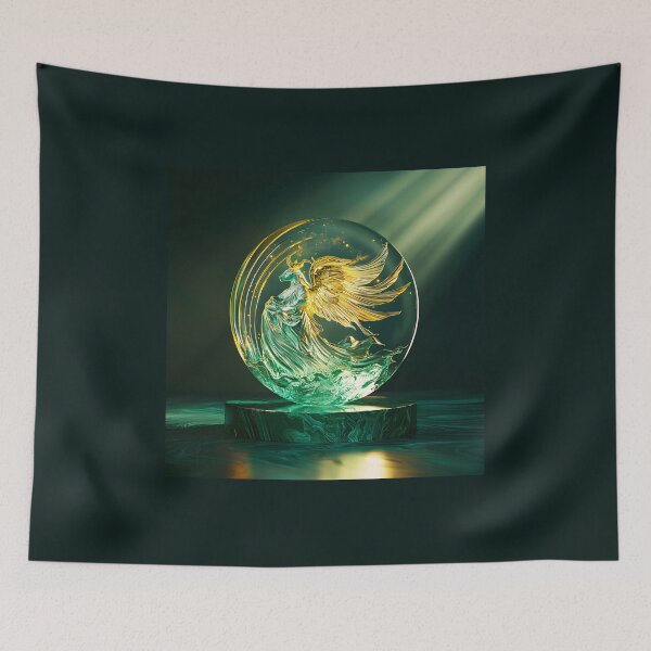 Item preview, Aquarius Cosmic Water, 3d Render, Vibrant Emerald designed and sold by Checho30.