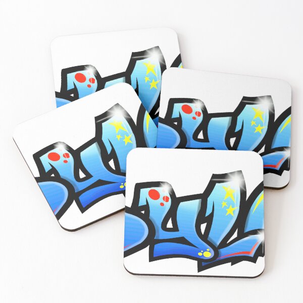 Item preview, DYLAN Graffiti Name Cyan blue - Personalised Custom Gift designed and sold by BlachGallery.