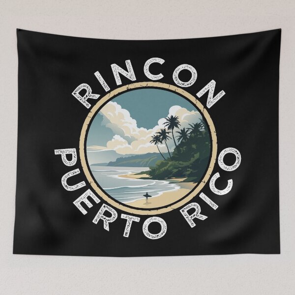 Item preview, Rincón – Puerto Rico (with White Lettering) designed and sold by VelvetRoom.