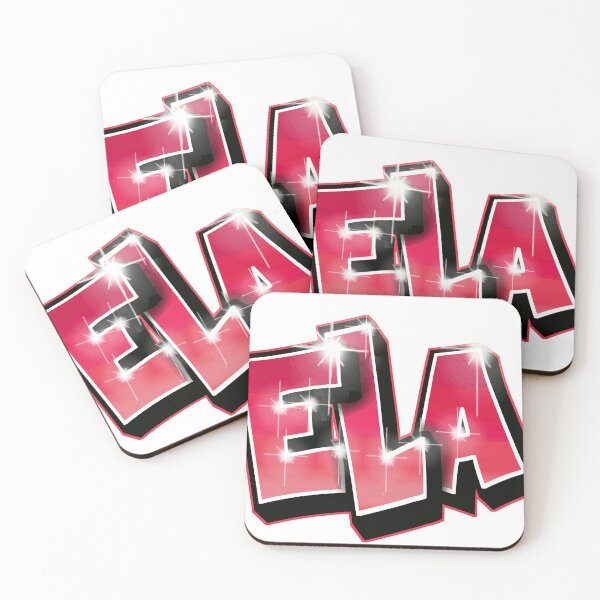 Item preview, ELA Graffiti Name Pink - Personalised Custom Gift designed and sold by BlachGallery.