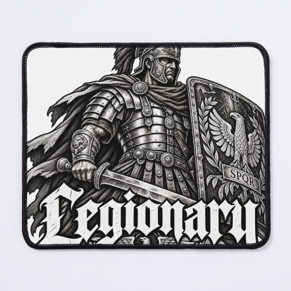 Artikelvorschau, Roman Legionary Woodcut Gladius Grimdark Design entworfen und verkauft von SunnyDesign82.