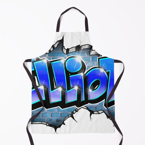 Item preview, ELLIOTT Graffiti Name Cyan blue - Personalised Custom Gift designed and sold by BlachGallery.
