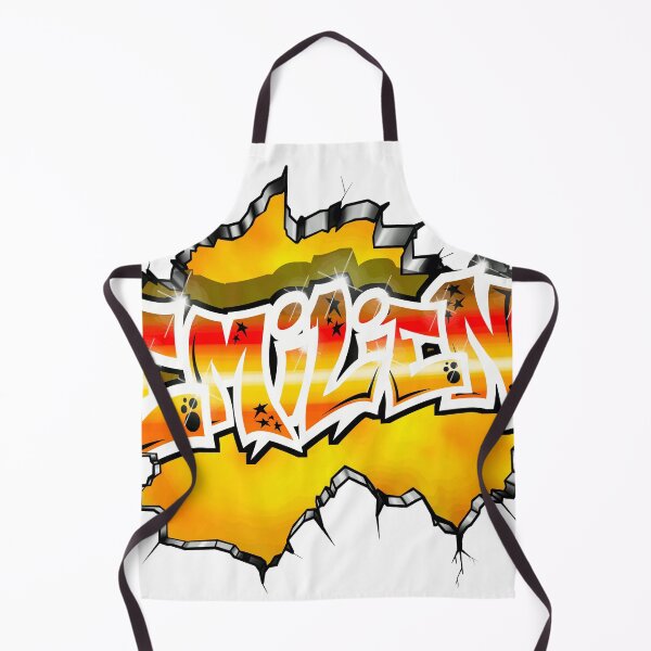 Item preview, EMILIEN Graffiti Name Orange - Personalised Custom Gift designed and sold by BlachGallery.