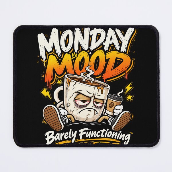 Item preview, Monday Mood – Funny Monday Meme T-Shirt designed and sold by dhmnee.