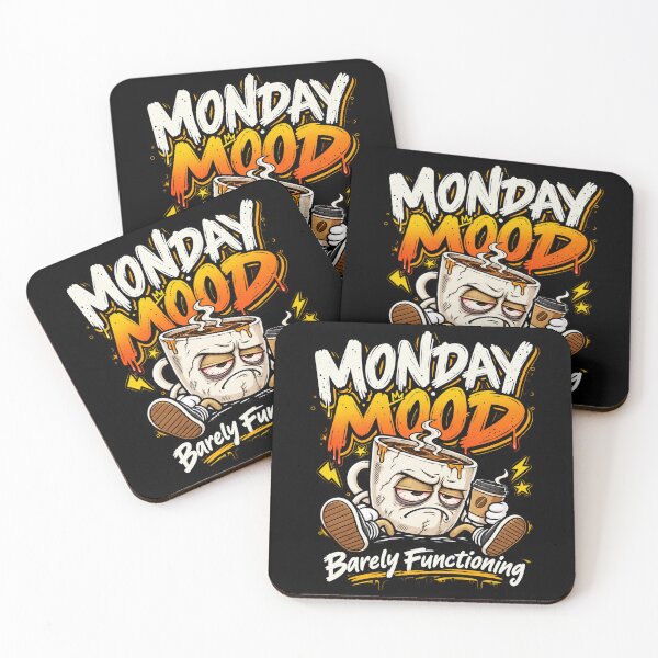 Item preview, Monday Mood – Funny Monday Meme T-Shirt designed and sold by dhmnee.