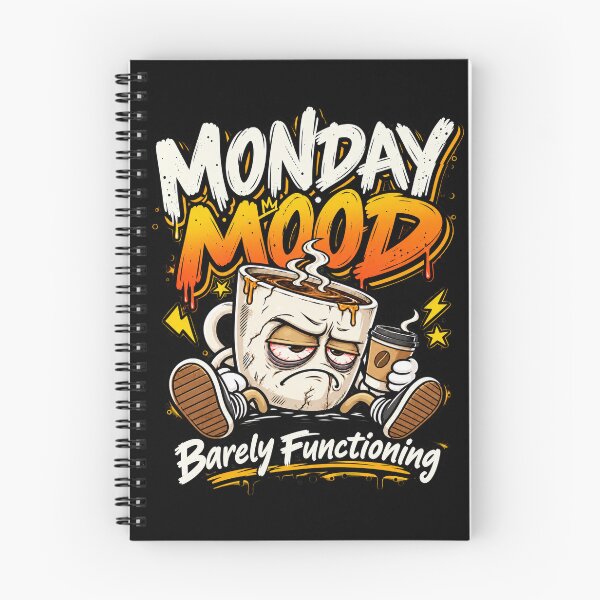 Item preview, Monday Mood – Funny Monday Meme T-Shirt designed and sold by dhmnee.