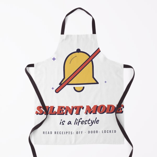 Item preview, Silent Mode Is a Lifestyle Funny Introvert designed and sold by CataRedBubble.