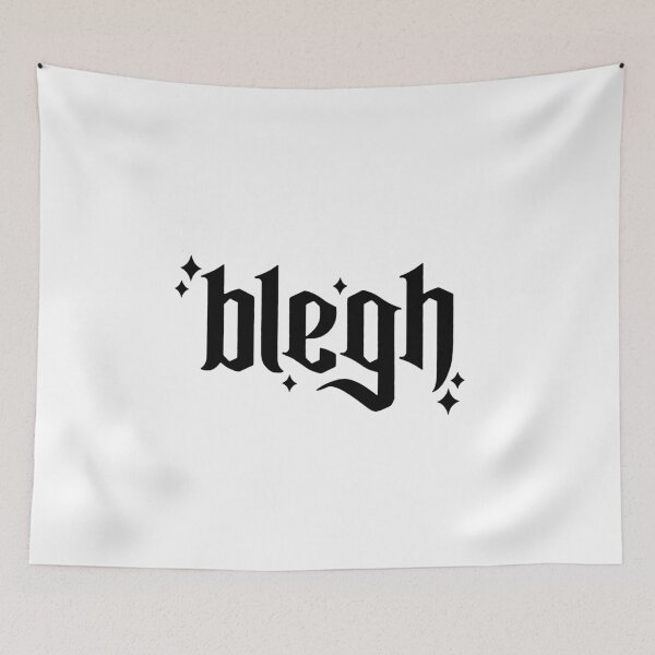 Item preview, Celestial Blegh | Dark Y2K Celestial Typography designed and sold by witchlingart.