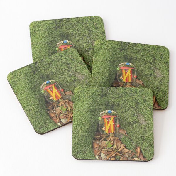 Item preview, Magical fairy door in a mossy woodland - Whimsical fairy garden photography designed and sold by Cha-s-lens.