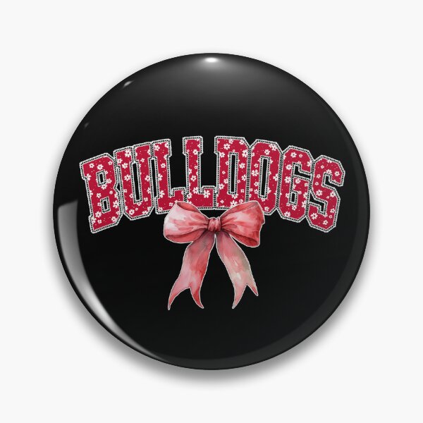 Item preview, Bulldogs Floral Coquette Red Football designed and sold by Floral Vintage.