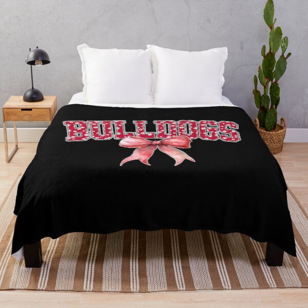 Item preview, Bulldogs Floral Coquette Red Football designed and sold by Floral Vintage.
