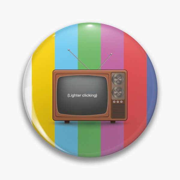 Item preview, Lighter Clicking Retro Vintage TV designed and sold by Hakuna Ricotta.