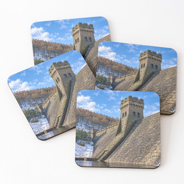Item preview, Upper Derwent Dam Tower in Winter. Peak District designed and sold by Astute-Artio-Photography.