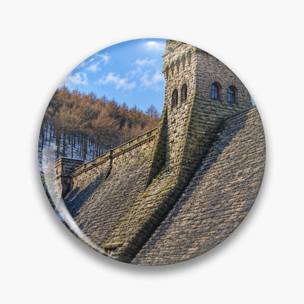 Item preview, Upper Derwent Dam Tower in Winter. Peak District designed and sold by Astute-Artio-Photography.