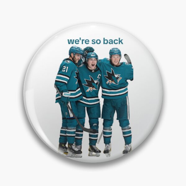 Item preview, we're so back San Jose Sharks Team Design |  Alexander Wennberg, Macklin Celebrini, Will Smith Hockey designed and sold by Ferne Reacts.