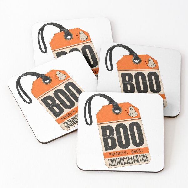 Item preview, Vintage BOO Luggage Tag – Priority Ghost Halloween Travel designed and sold by EMaviation_.