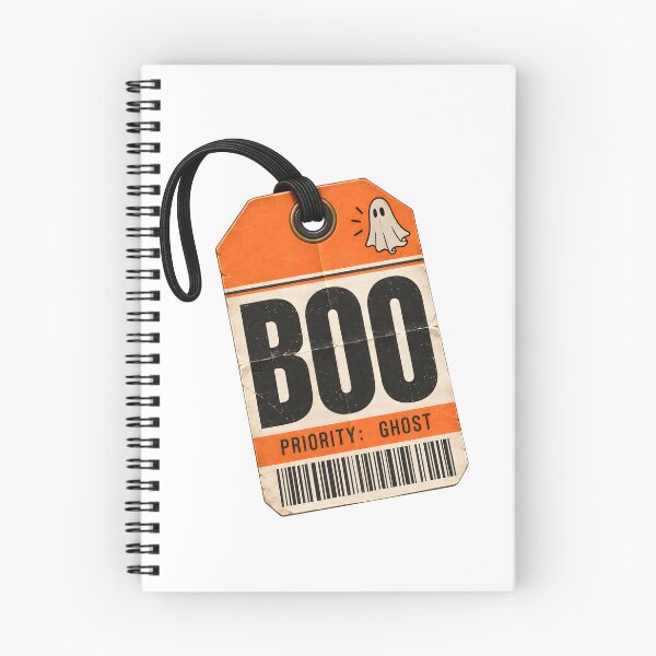 Item preview, Vintage BOO Luggage Tag – Priority Ghost Halloween Travel designed and sold by EMaviation_.