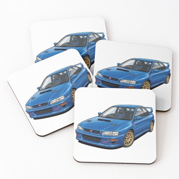 Item preview, 1998 Sonic Blue Subaru Impreza 22B STi Rally Legend JDM Sticker designed and sold by Fixnovaguide.
