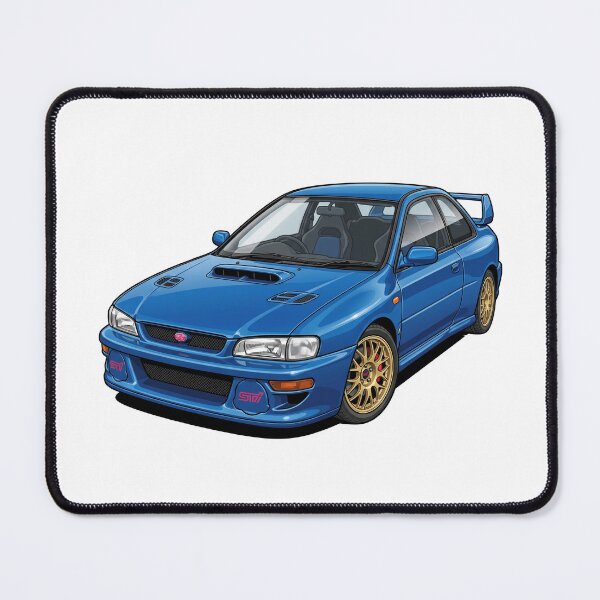 Item preview, 1998 Sonic Blue Subaru Impreza 22B STi Rally Legend JDM Sticker designed and sold by Fixnovaguide.