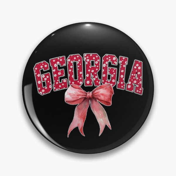 Item preview, Georgia Red Coquette Bow Football Spirit designed and sold by RockTheFeal.