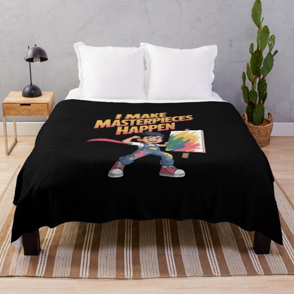 Item preview, I Make Masterpieces Happen – Inspirational Artist and Creative Superhero Design designed and sold by Jollys-ArtShop.