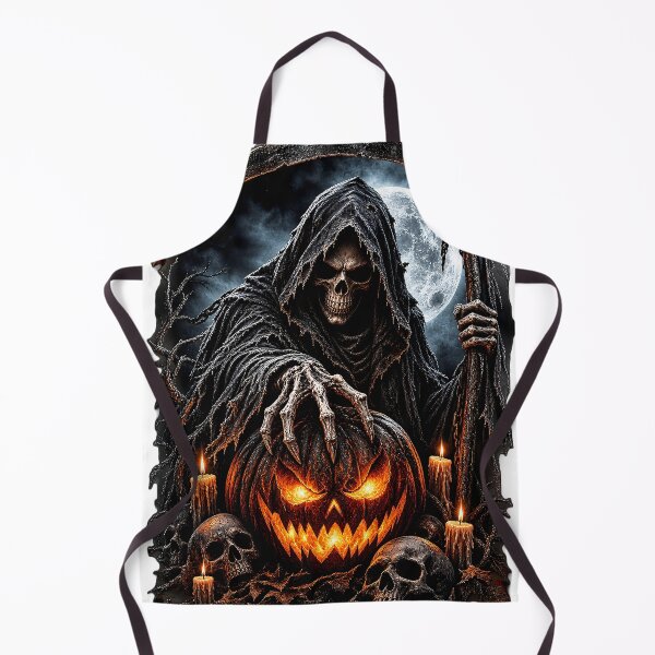Item preview, Grim Reaper and Cursed Pumpkin – Halloween Horror designed and sold by -Unique design--.