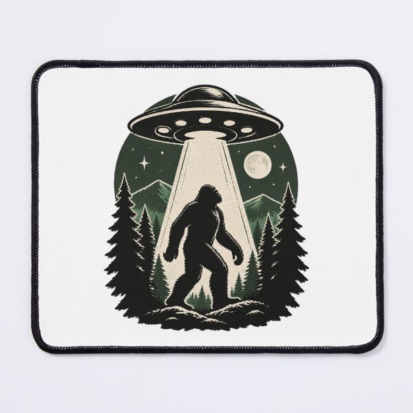 Item preview, Bigfoot UFO Abduction Alien Encounter Design LIMITED EDITION designed and sold by wakandaforeva11.