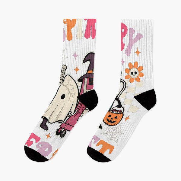 Item preview, Spooky Halloween Respiratory Therapist Ghost Oxygen Machine Cute Medical Nurse designed and sold by Chaya Reid.