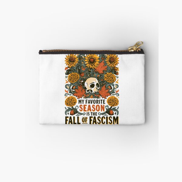 Item preview, My Favorite Season Is The Fall of Fascism - Floral Resist Democracy designed and sold by DyzioSupply.