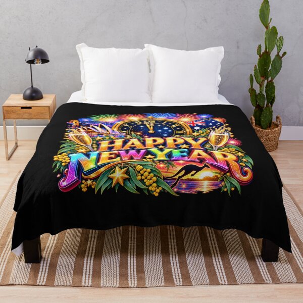 Item preview, Australian - See in the Next Year - Happy New Year Fireworks designed and sold by Genius Geek.