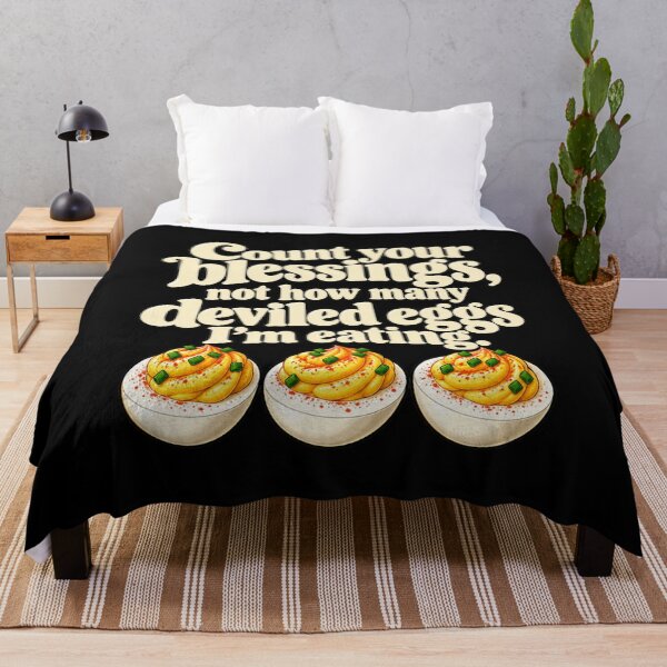 Item preview, Count Your Blessing Not How Many Deviled Eggs I'm Eating T-Shirt designed and sold by Trendably.