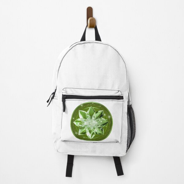 Item preview, 3D Emerald Green Crystal Lotus & Glitter Frame designed and sold by MinimalAurashop.