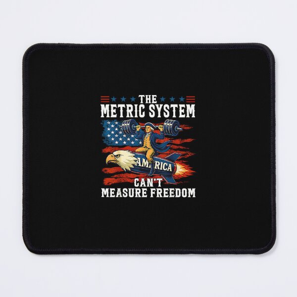 Item preview, The Metric System Can't Measure Freedom Patriotic Weightlifter designed and sold by Brasovbit.