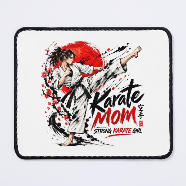 Item preview, Karate Mom – Strong Karate Girl Japanese Martial Arts Design. designed and sold by AndrewYoko.