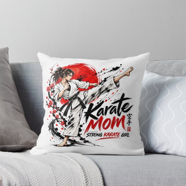 Item preview, Karate Mom – Strong Karate Girl Japanese Martial Arts Design. designed and sold by AndrewYoko.