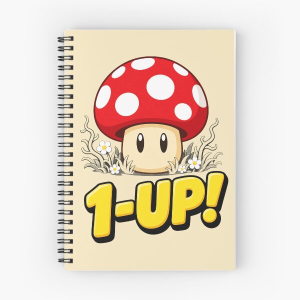 Item preview, Retro Power Mushroom 1-UP Gaming Icon designed and sold by rowanwrigh.
